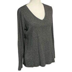 Eddie Bauer Dark Gray Long Sleeve Tee size XL
